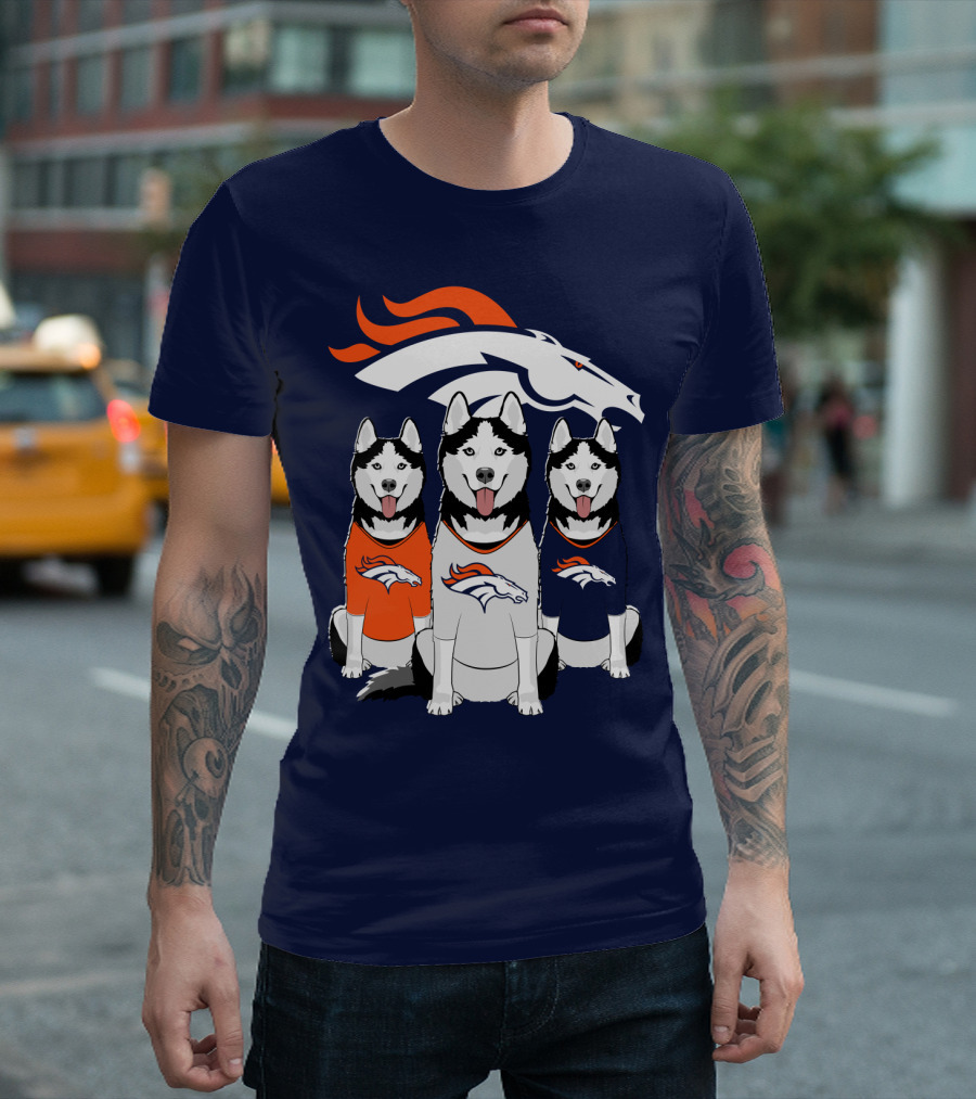 Denver Broncos Husky Trio T-Shirt