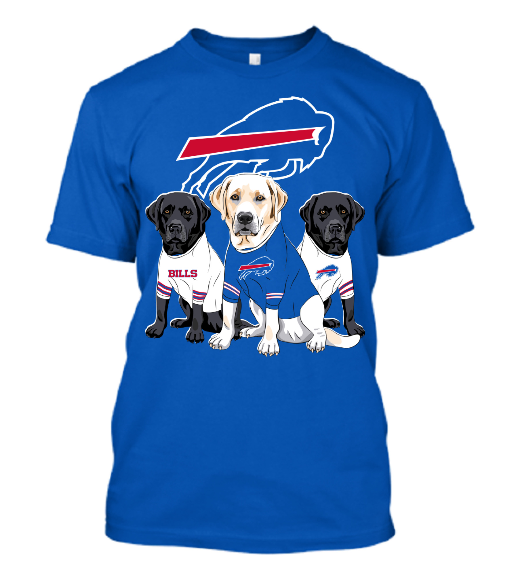 Buffalo Bills Labrador Retriever Trio T-Shirt