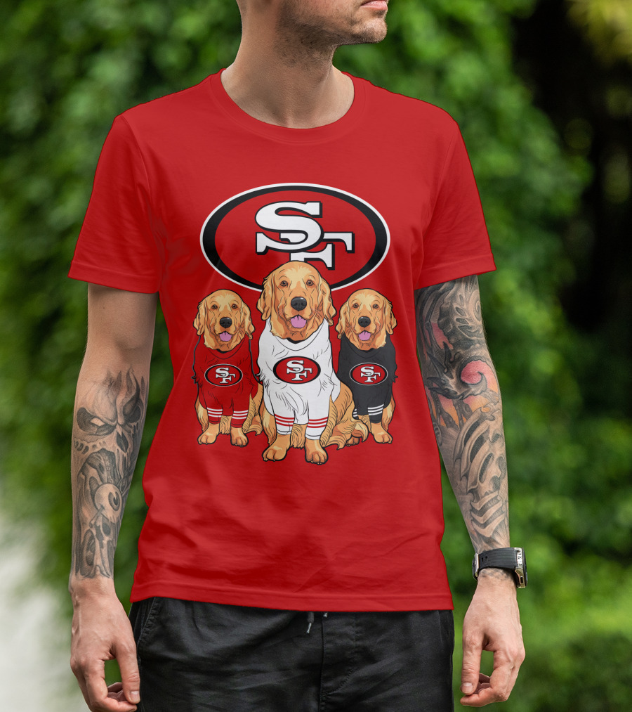 San Francisco 49ers Golden Retrievers T-Shirt