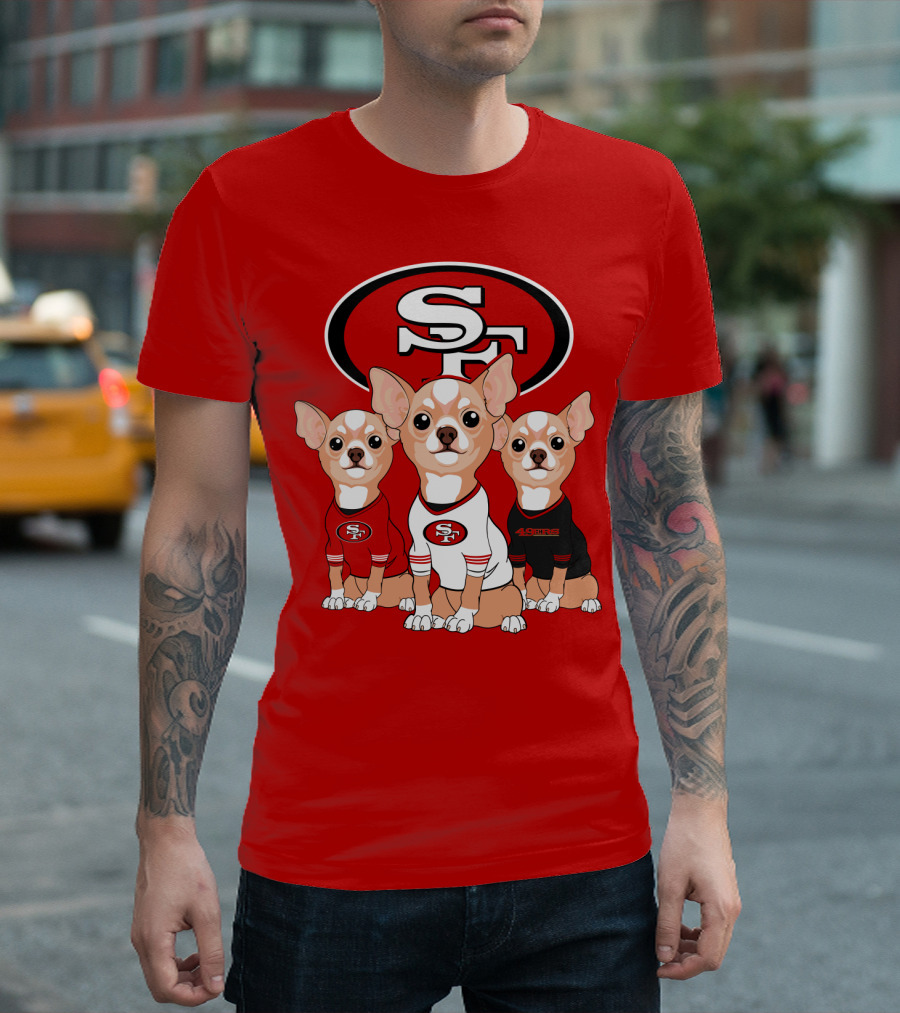 San Francisco 49ers Chihuahua T-Shirt