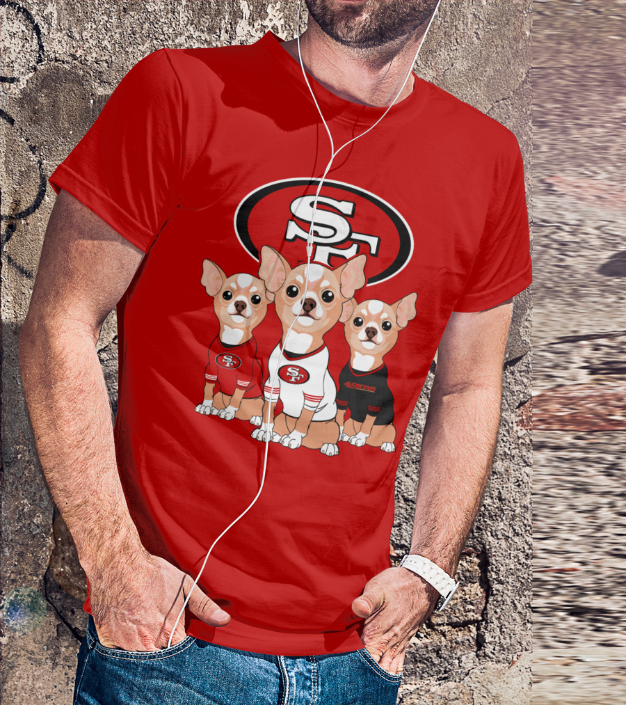 San Francisco 49ers Chihuahua T-Shirt