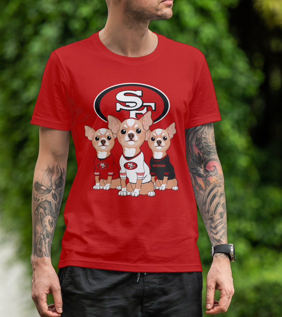 San Francisco 49ers Chihuahua T-Shirt