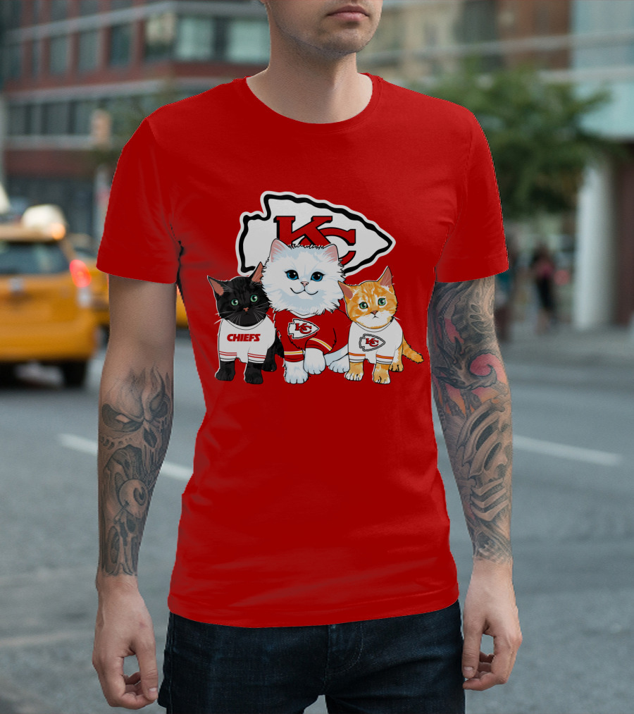 Kc Chiefs Cats T-Shirt