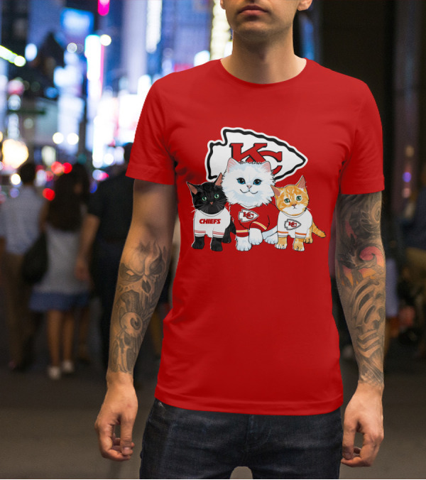 Kc Chiefs Cats T-Shirt