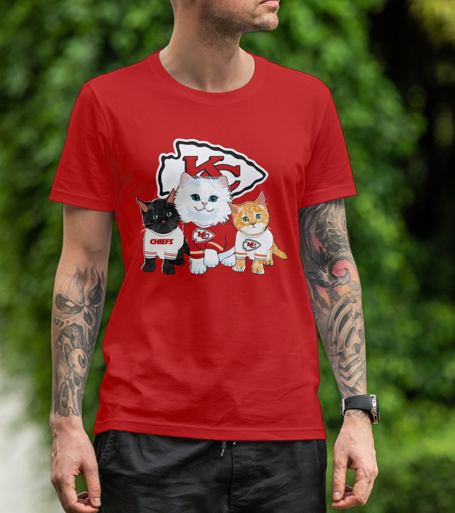 Kc Chiefs Cats T-Shirt