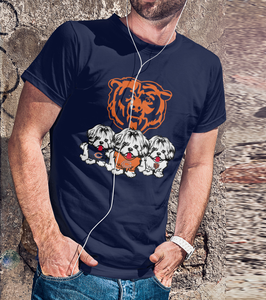 Chicago Bears Shih Tzu T-Shirt