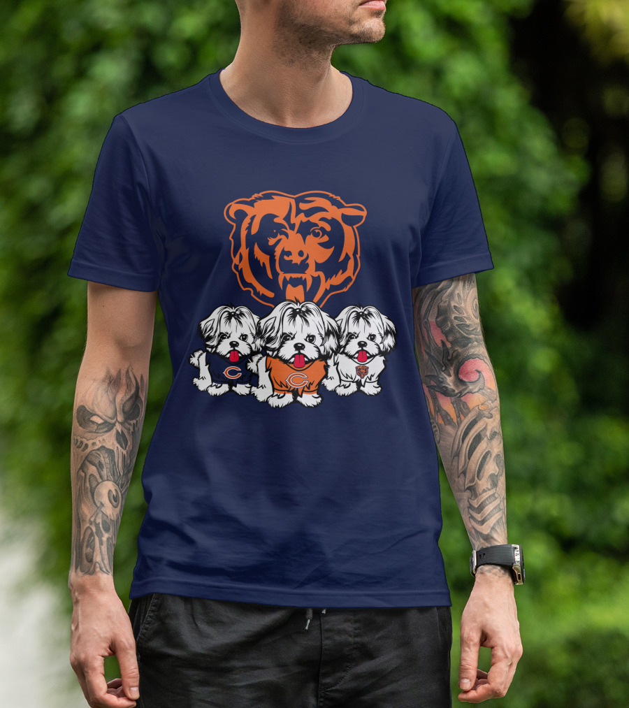 Chicago Bears Shih Tzu T-Shirt