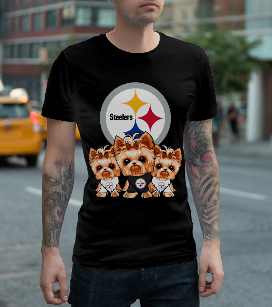 Steelers Yorkshire Terriers T-Shirt