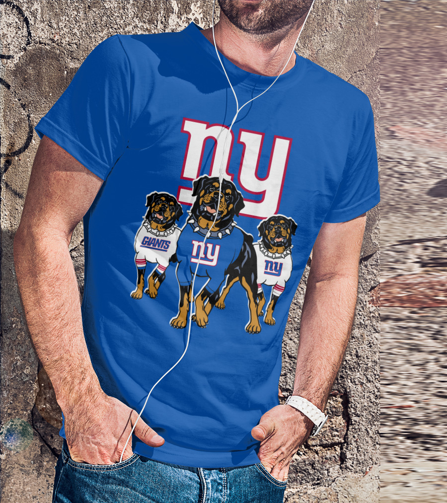 New York Giants Rottweiler T-Shirt