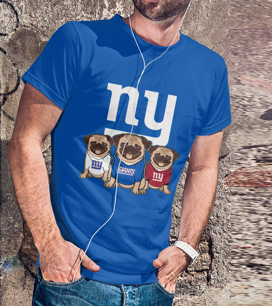 New York Giants Pug T-Shirt