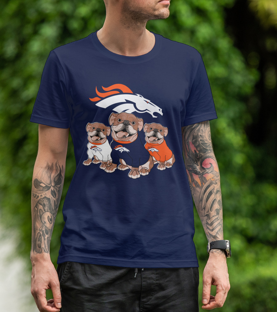 Denver Broncos Bulldog Trio T-Shirt