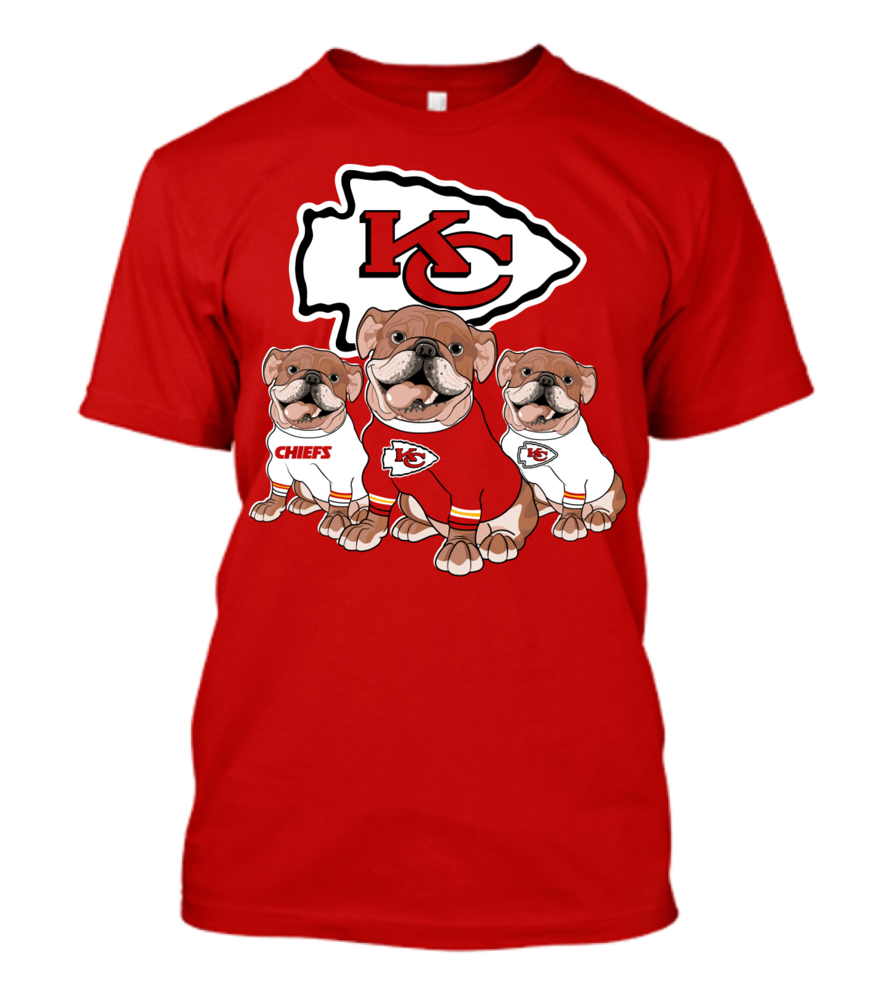 Kansas City Chiefs Bulldog T-Shirt