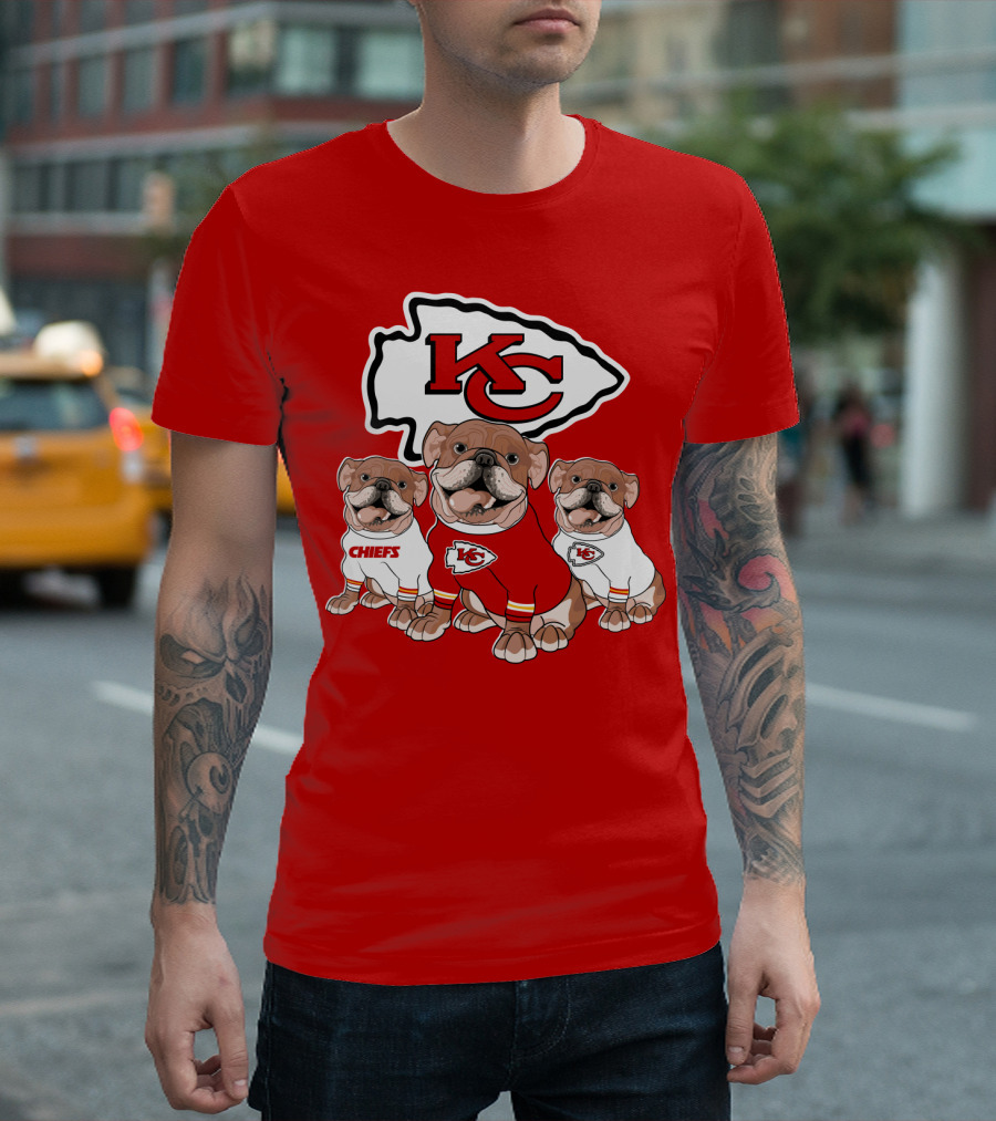 Kansas City Chiefs Bulldog T-Shirt