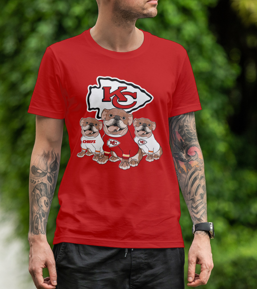Kansas City Chiefs Bulldog T-Shirt