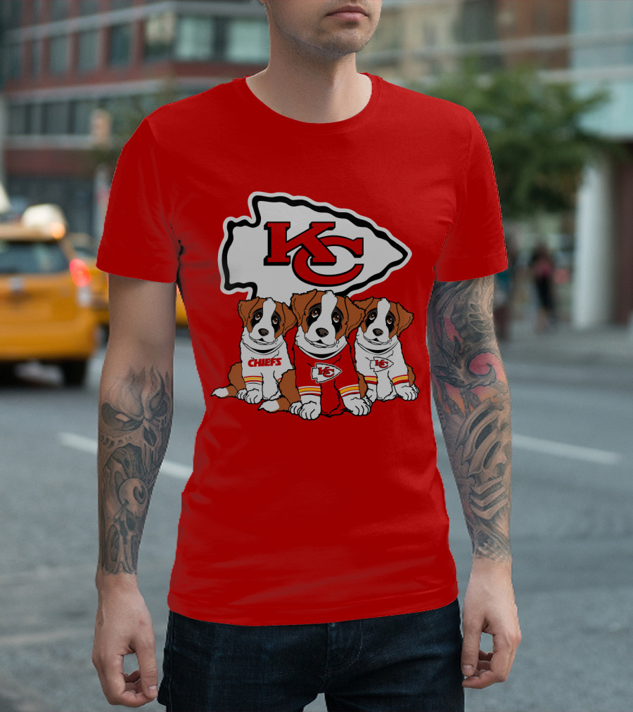 Kansas City Chiefs Kc Saint Bernard T-Shirt
