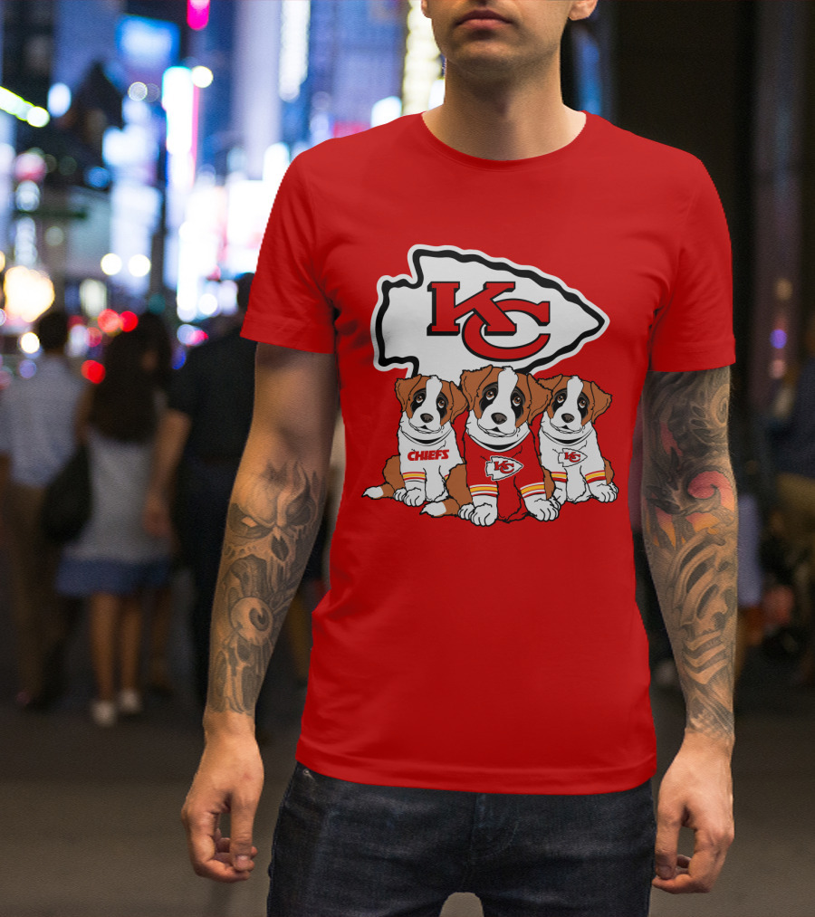 Kansas City Chiefs Kc Saint Bernard T-Shirt
