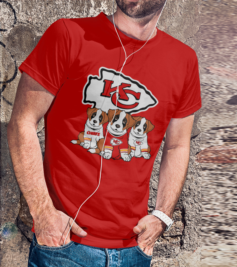 Kansas City Chiefs Kc Saint Bernard T-Shirt
