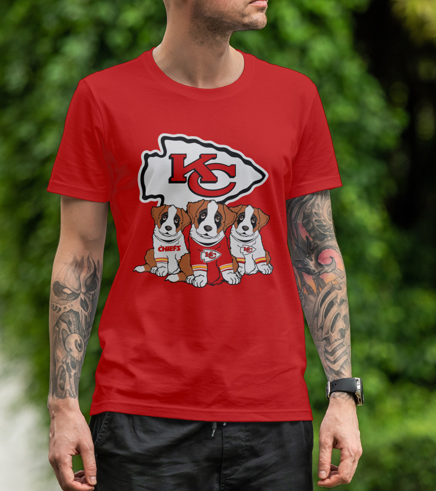 Kansas City Chiefs Kc Saint Bernard T-Shirt