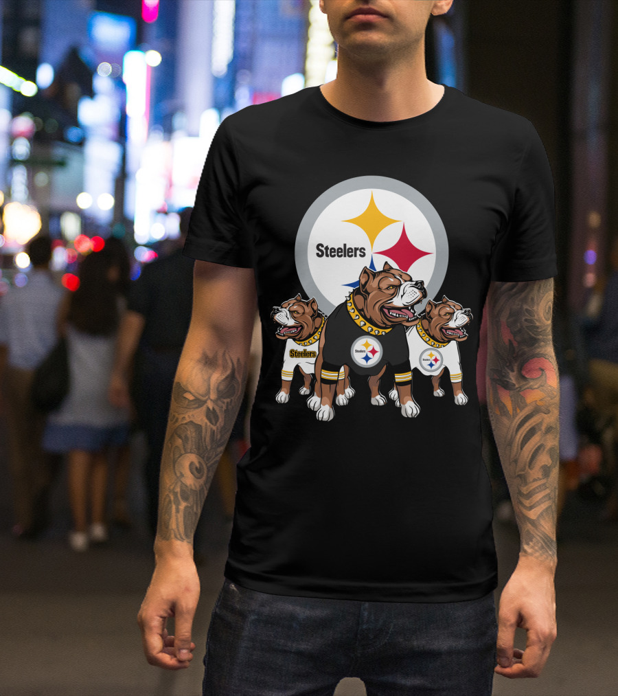 Steelers Bulldog Trio T-Shirt