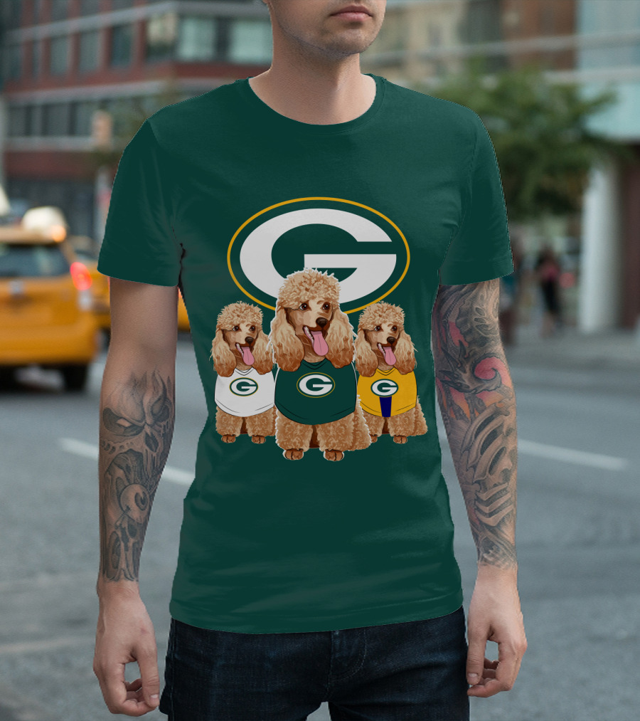 Packers Poodle Gang Football T-Shirt