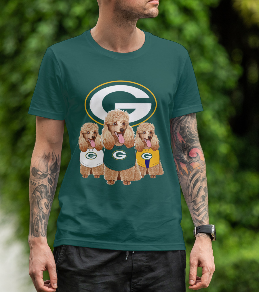 Packers Poodle Gang Football T-Shirt