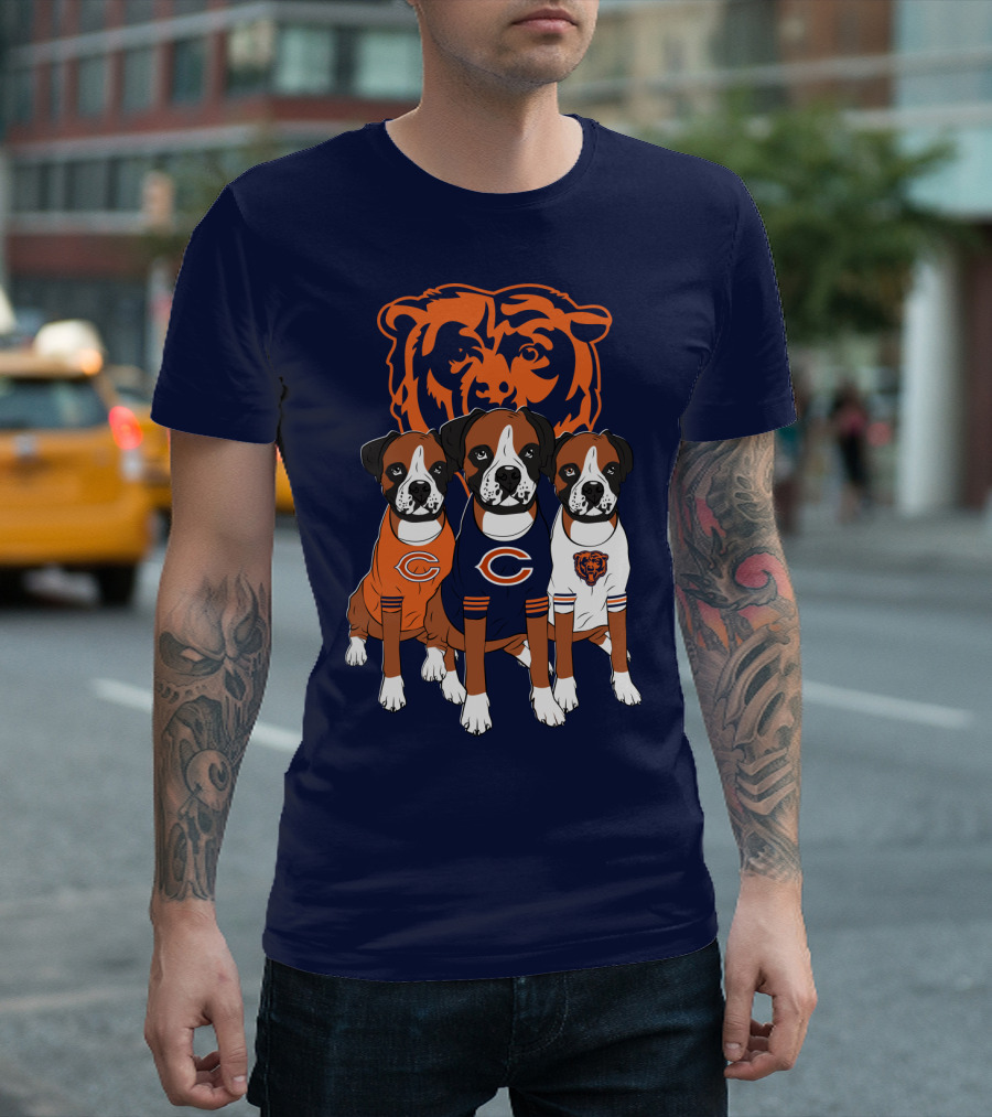 Chicago Bears Trio Boxer T-Shirt
