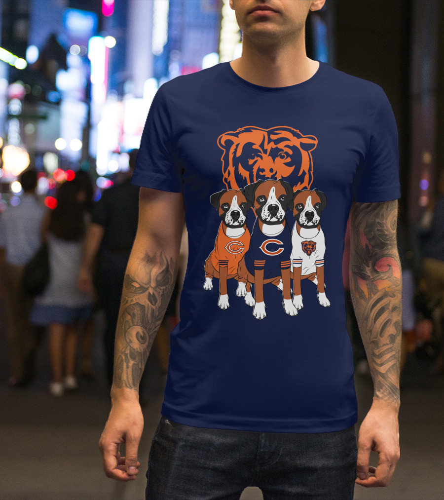 Chicago Bears Trio Boxer T-Shirt