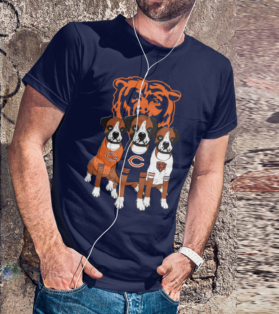 Chicago Bears Trio Boxer T-Shirt