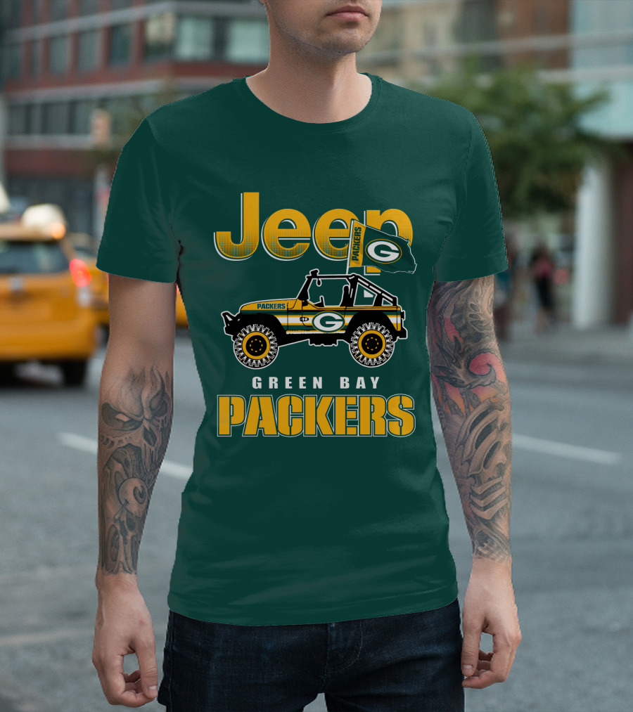 Jeep Green Bay Packers T-Shirt