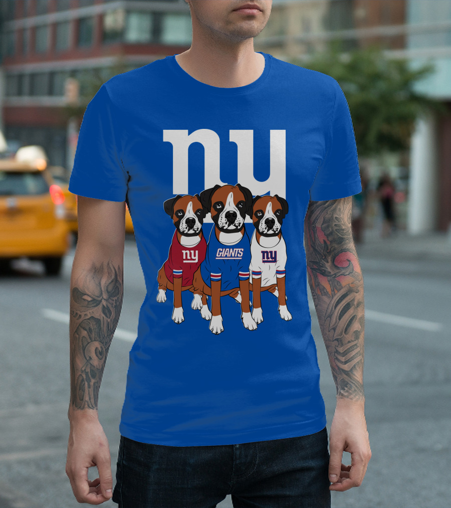 New York Giants Three Boxer T-Shirt