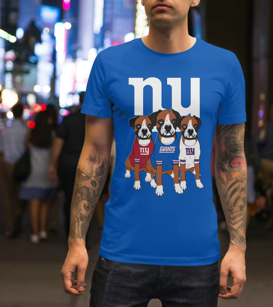 New York Giants Three Boxer T-Shirt