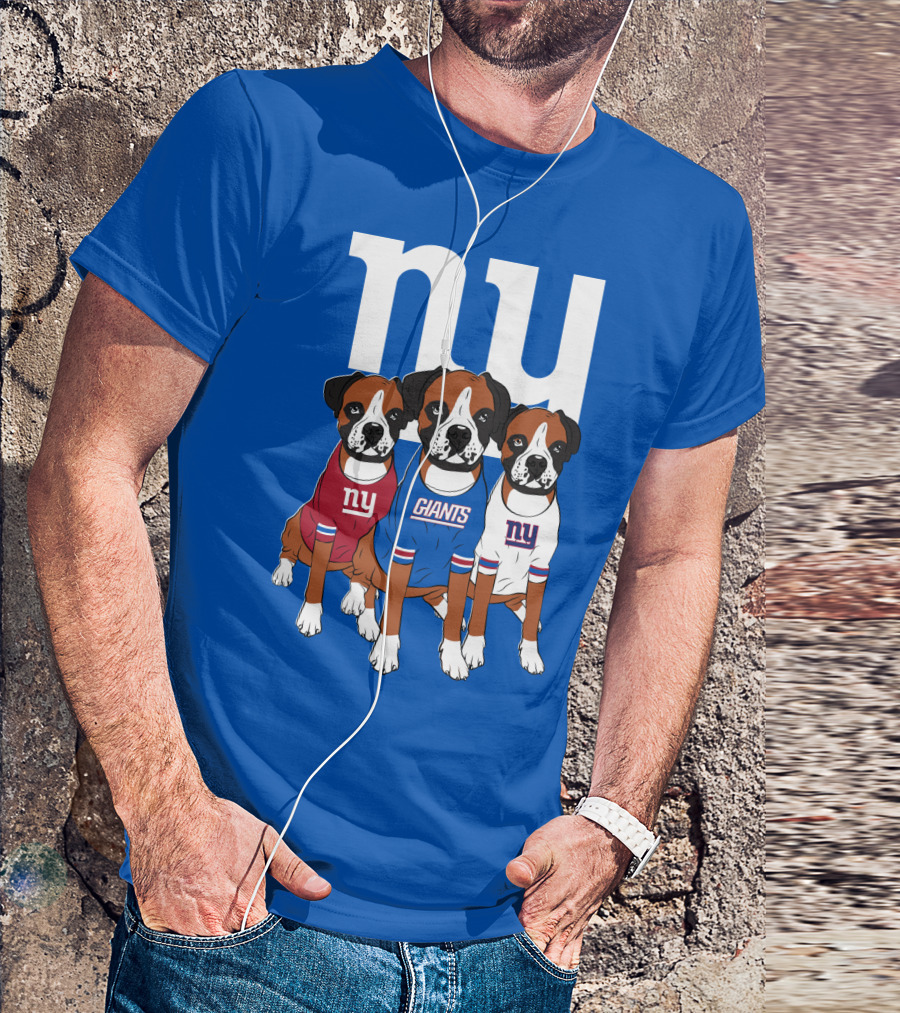 New York Giants Three Boxer T-Shirt