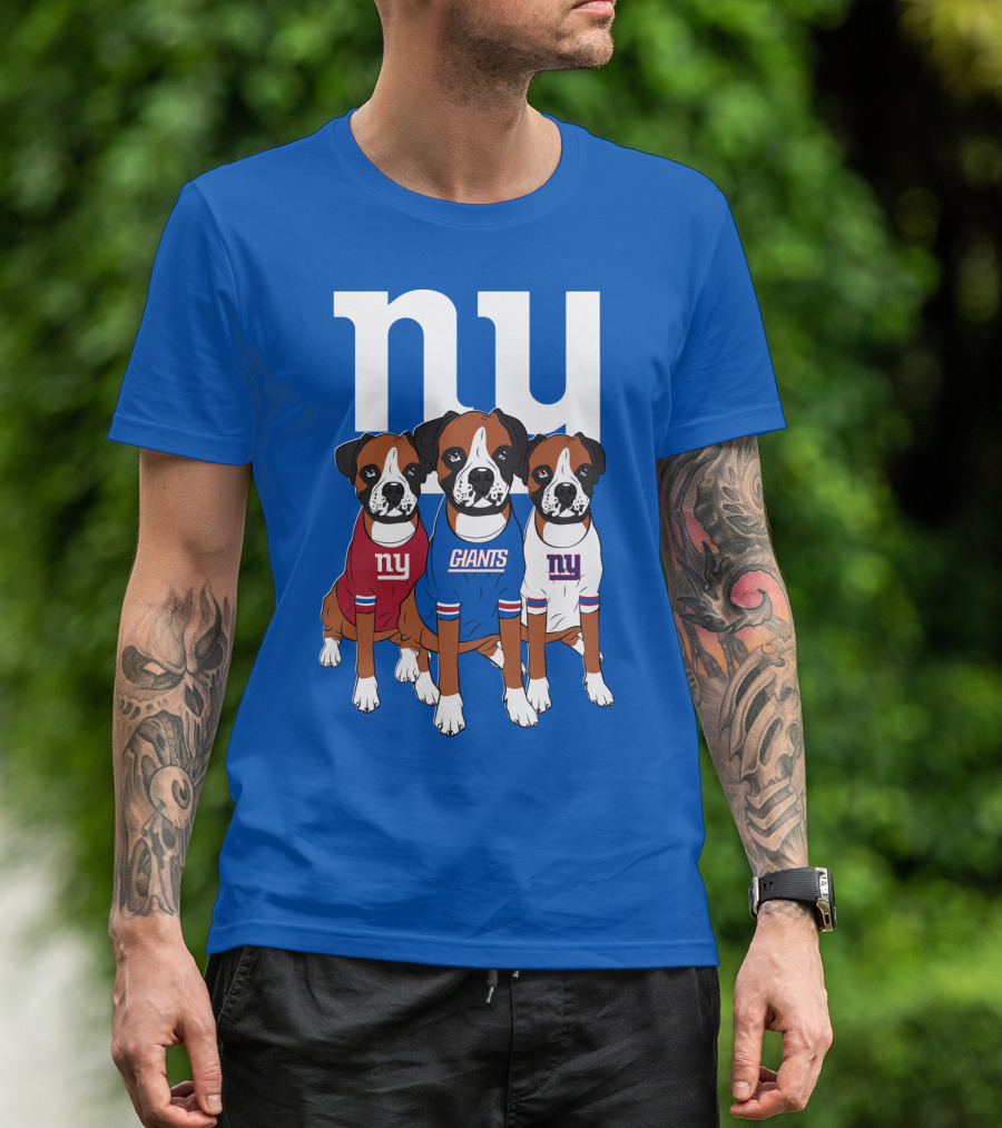 New York Giants Three Boxer T-Shirt