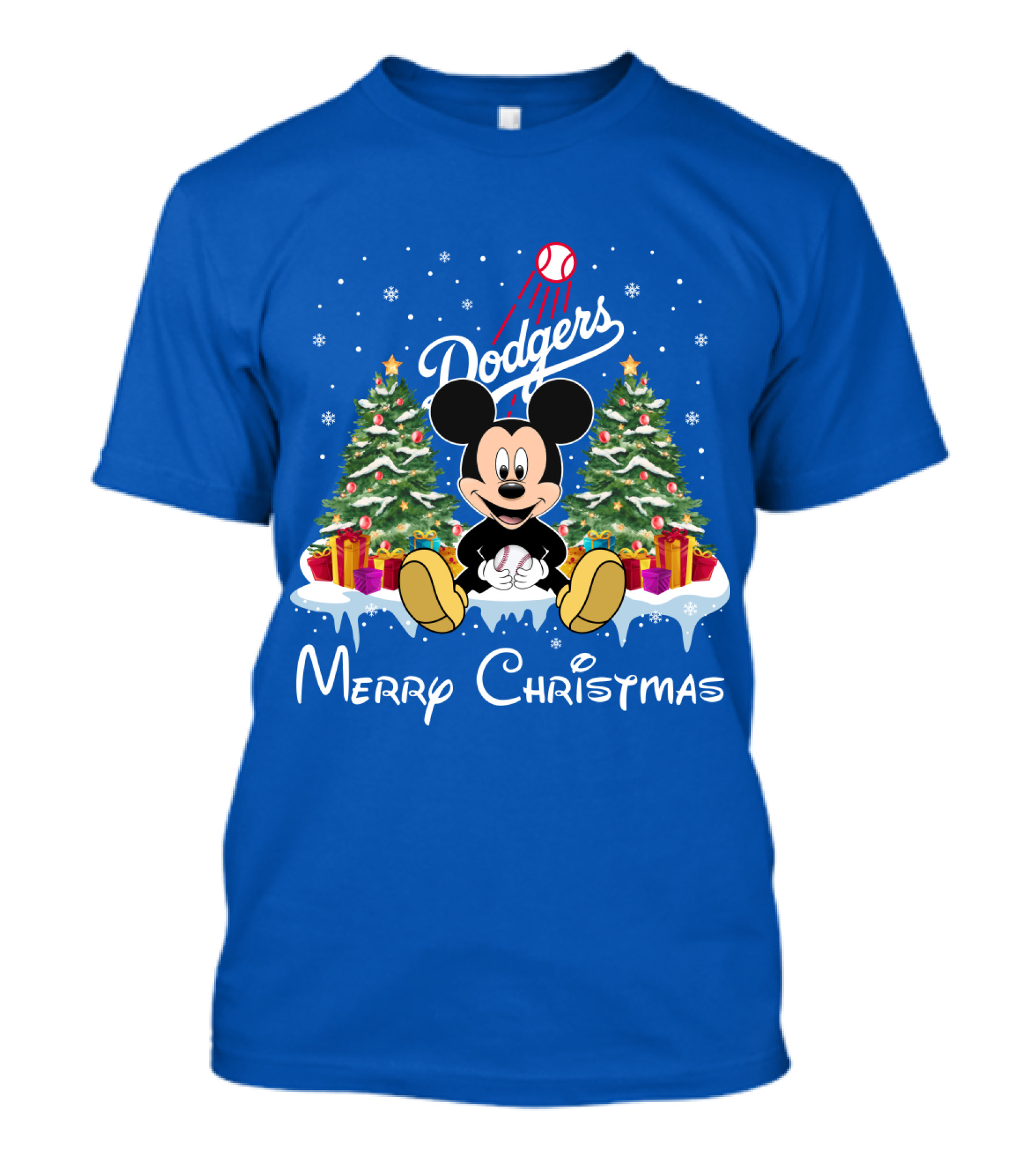 Dodgers Merry Christmas T-Shirt