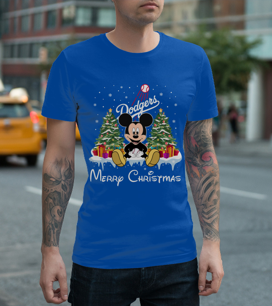 Dodgers Merry Christmas T-Shirt