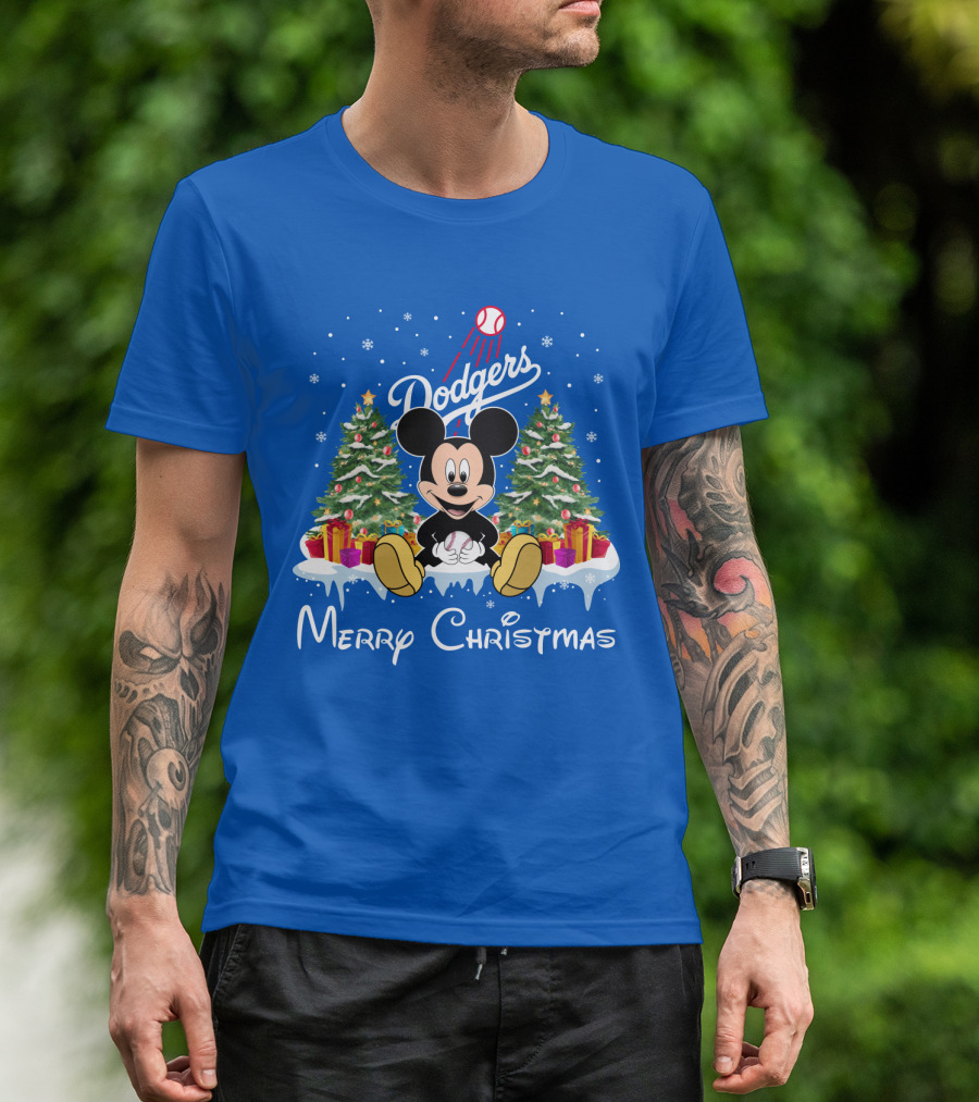 Dodgers Merry Christmas T-Shirt