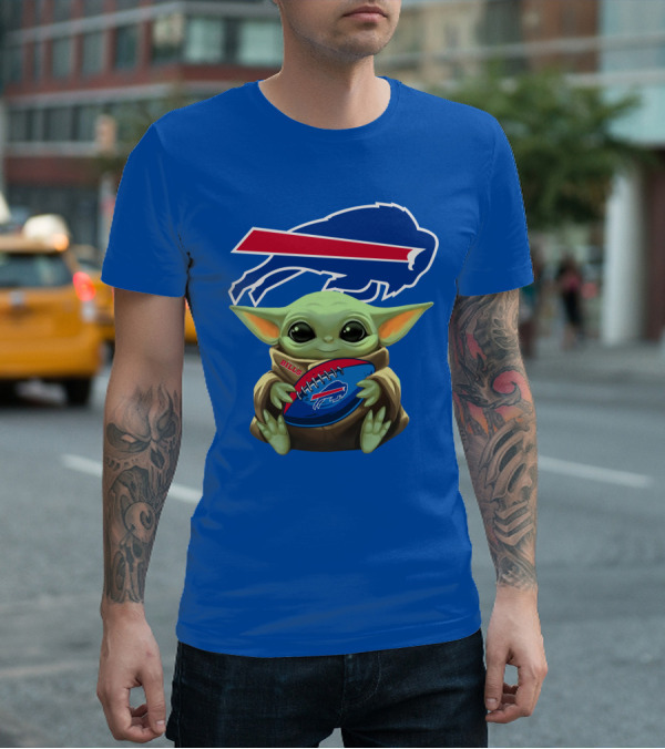 Babyyoda Bills Buffalo Football T-Shirt
