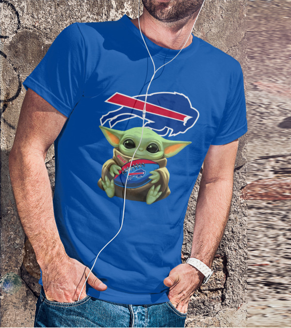Babyyoda Bills Buffalo Football T-Shirt