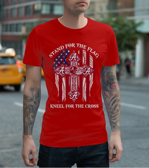 Stand For The Flag Kneel For The Cross Alabama A T-Shirt