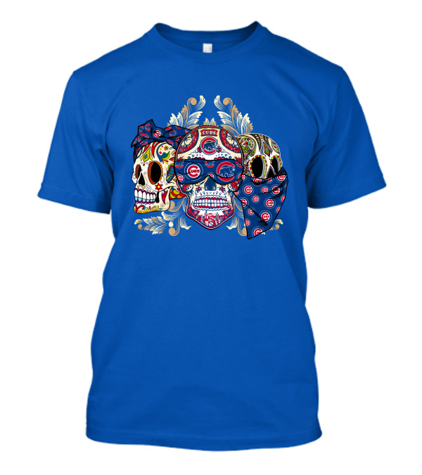 Cubs Sugar Skull T-Shirt