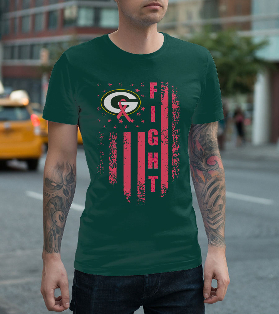 Green Bay Packers Fight Breast Cancer T-Shirt