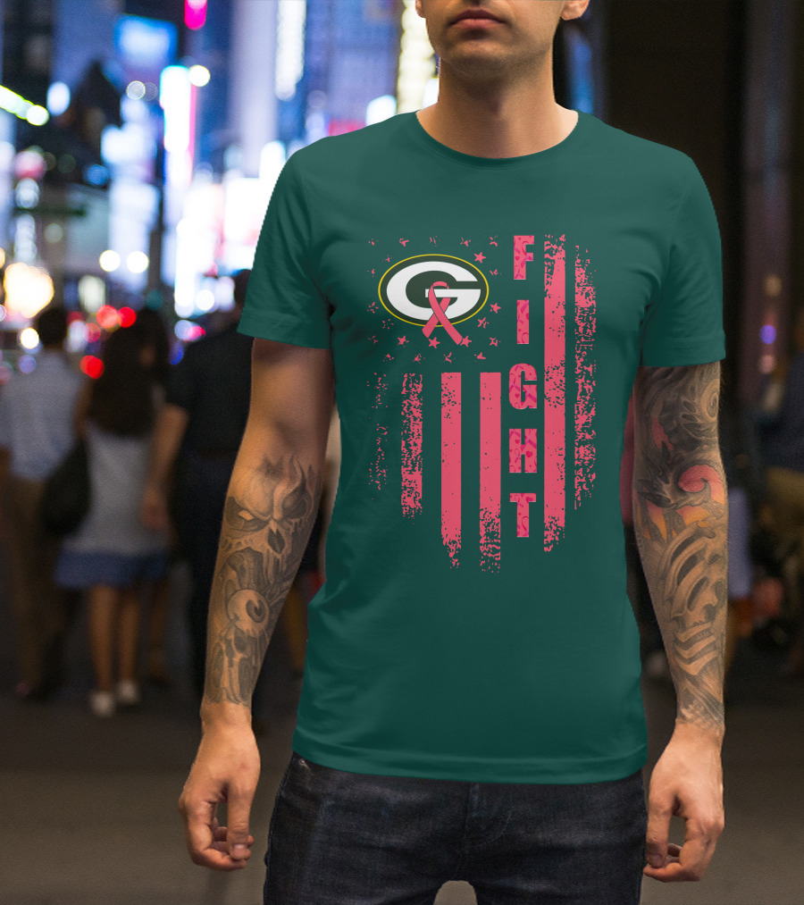 Green Bay Packers Fight Breast Cancer T-Shirt