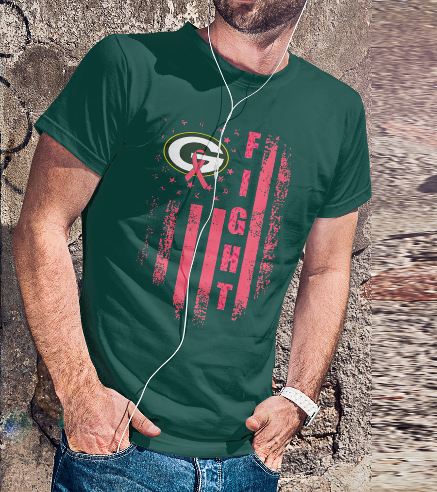 Green Bay Packers Fight Breast Cancer T-Shirt