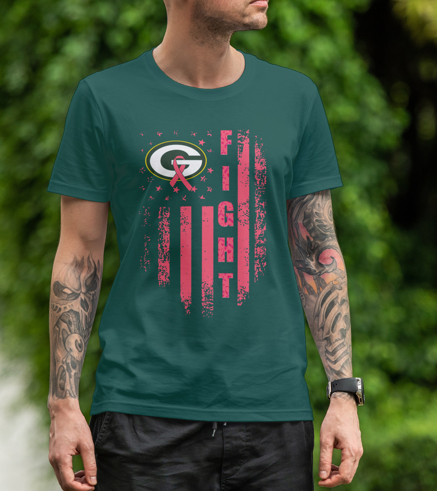 Green Bay Packers Fight Breast Cancer T-Shirt