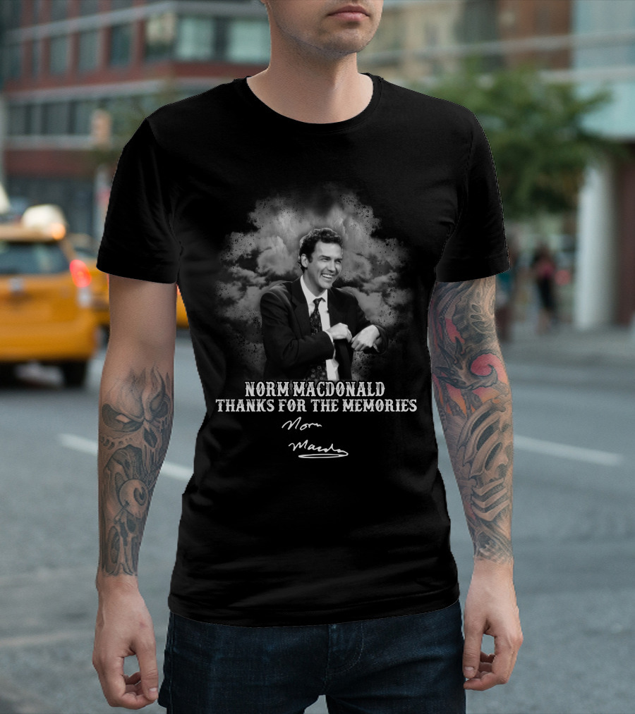 Norm Macdonald Thanks For The Memories T-Shirt