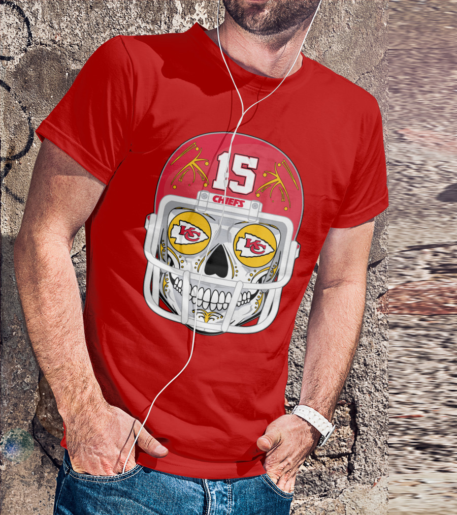 Chiefs Skull Helmet T-Shirt