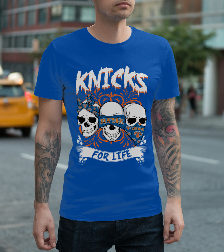 Knicks New York For Life T-Shirt
