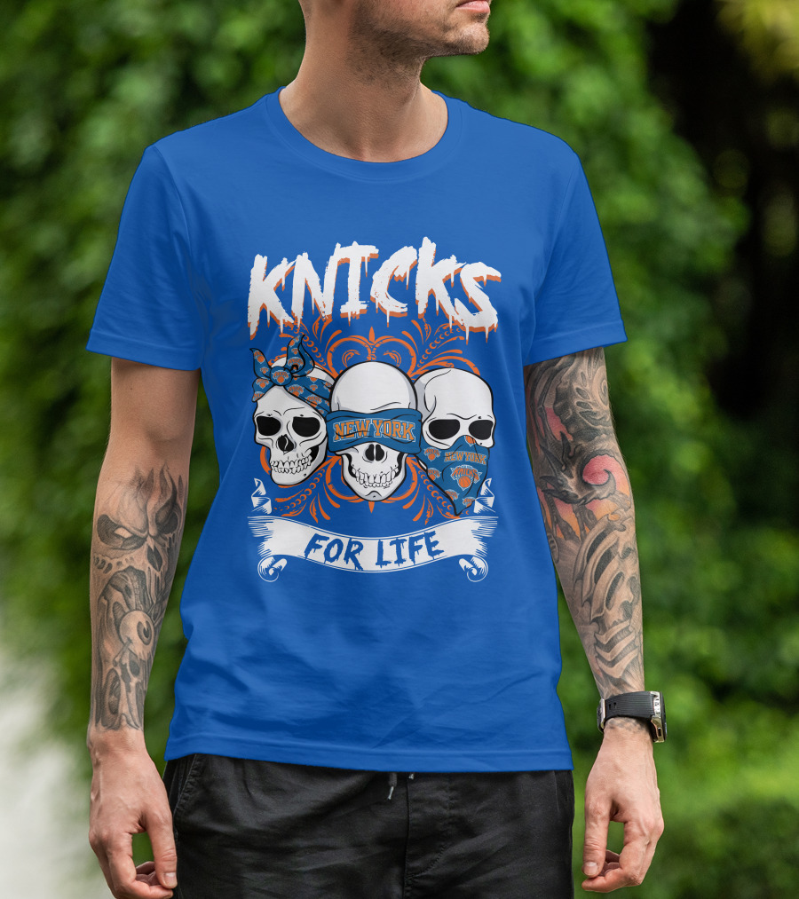 Knicks New York For Life T-Shirt