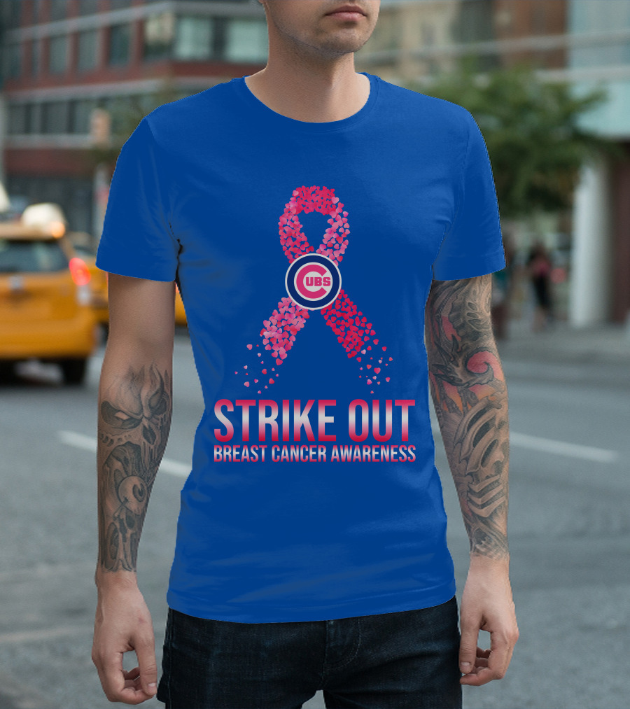 Cubs Strike Out Breast Cancer Awareness T-Shirt