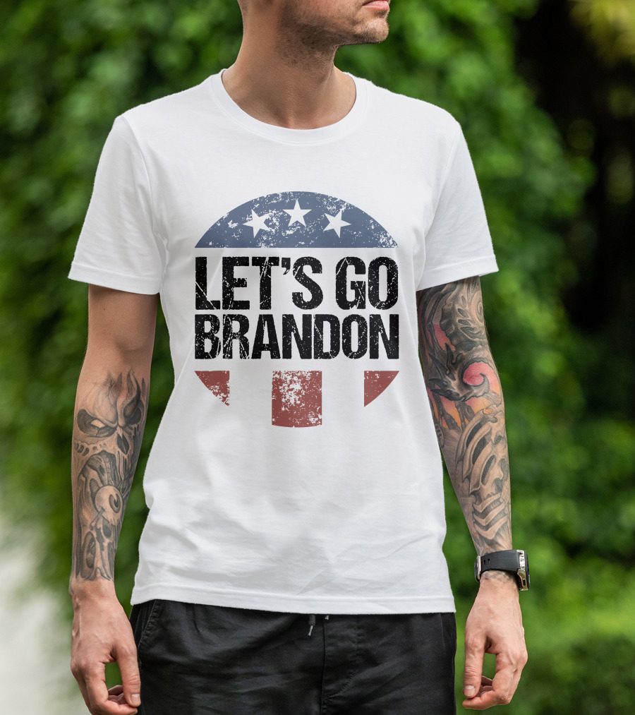 Let's Go Brandon Stars And Stripes T-Shirt